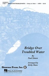 Bridge Over Troubled Water SATB choral sheet music cover